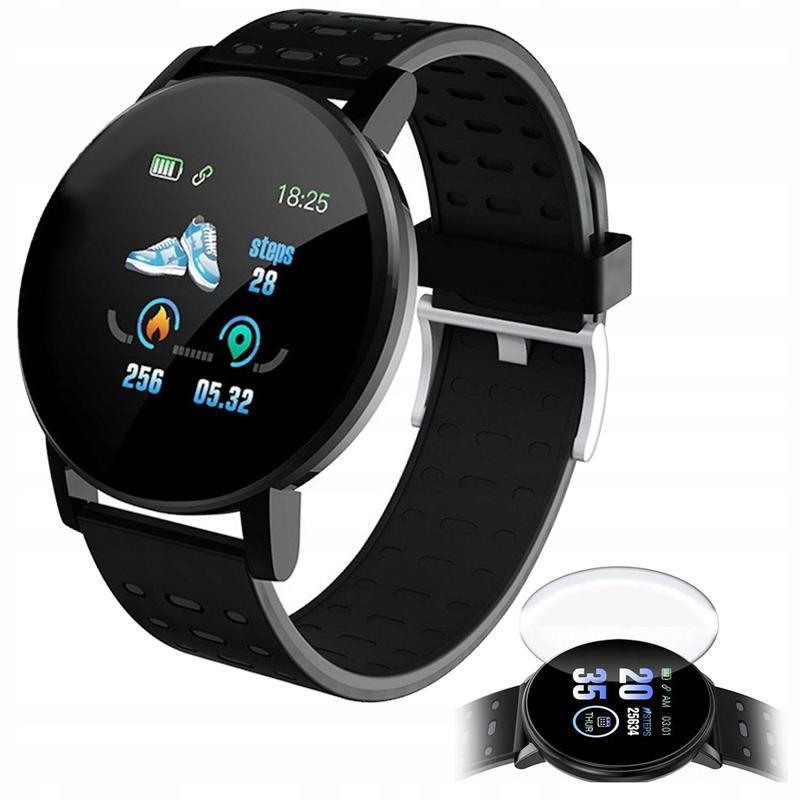 Montre intelligente 119s Plus - Noire