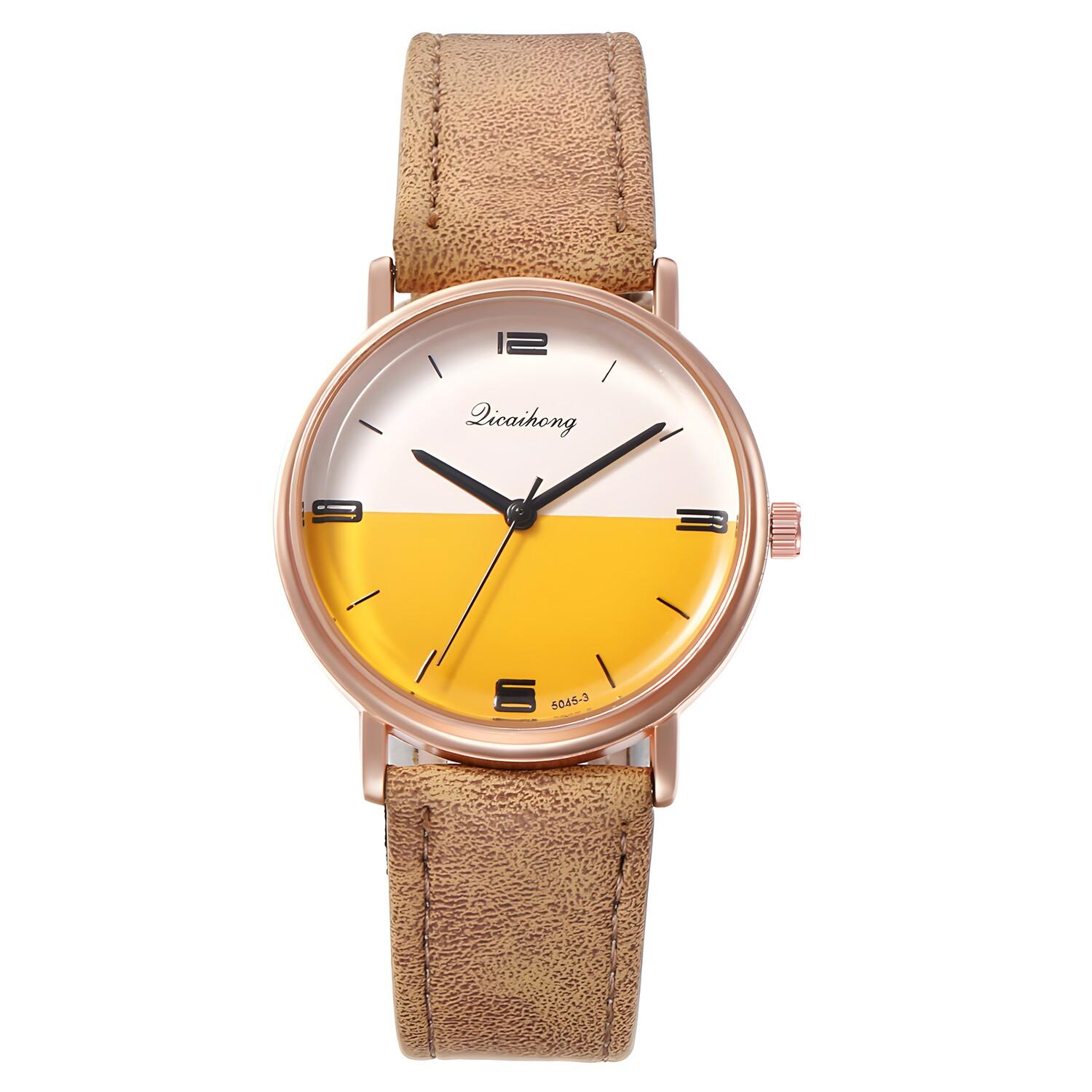 Montre Susan - Jaune