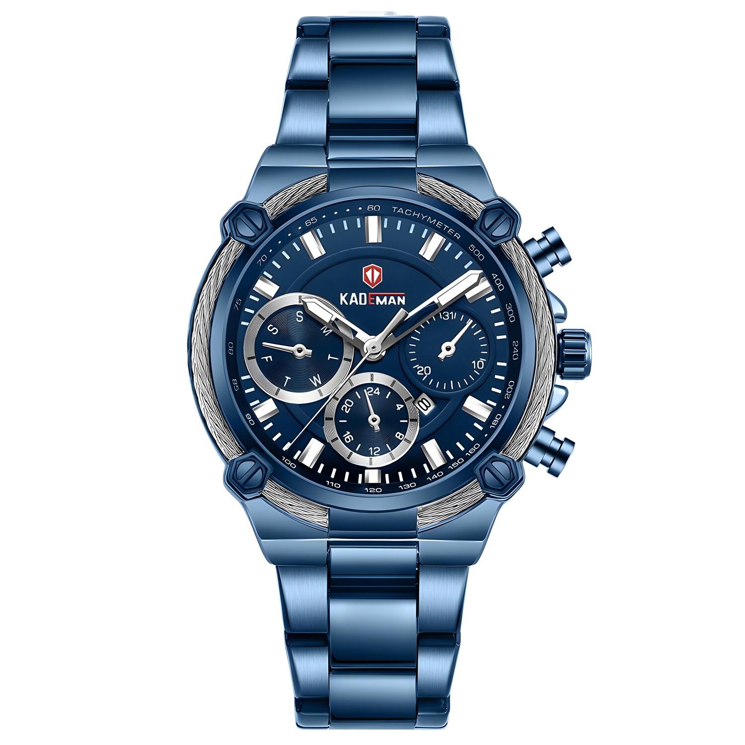 Montre Femme KADEMAN - Bleue