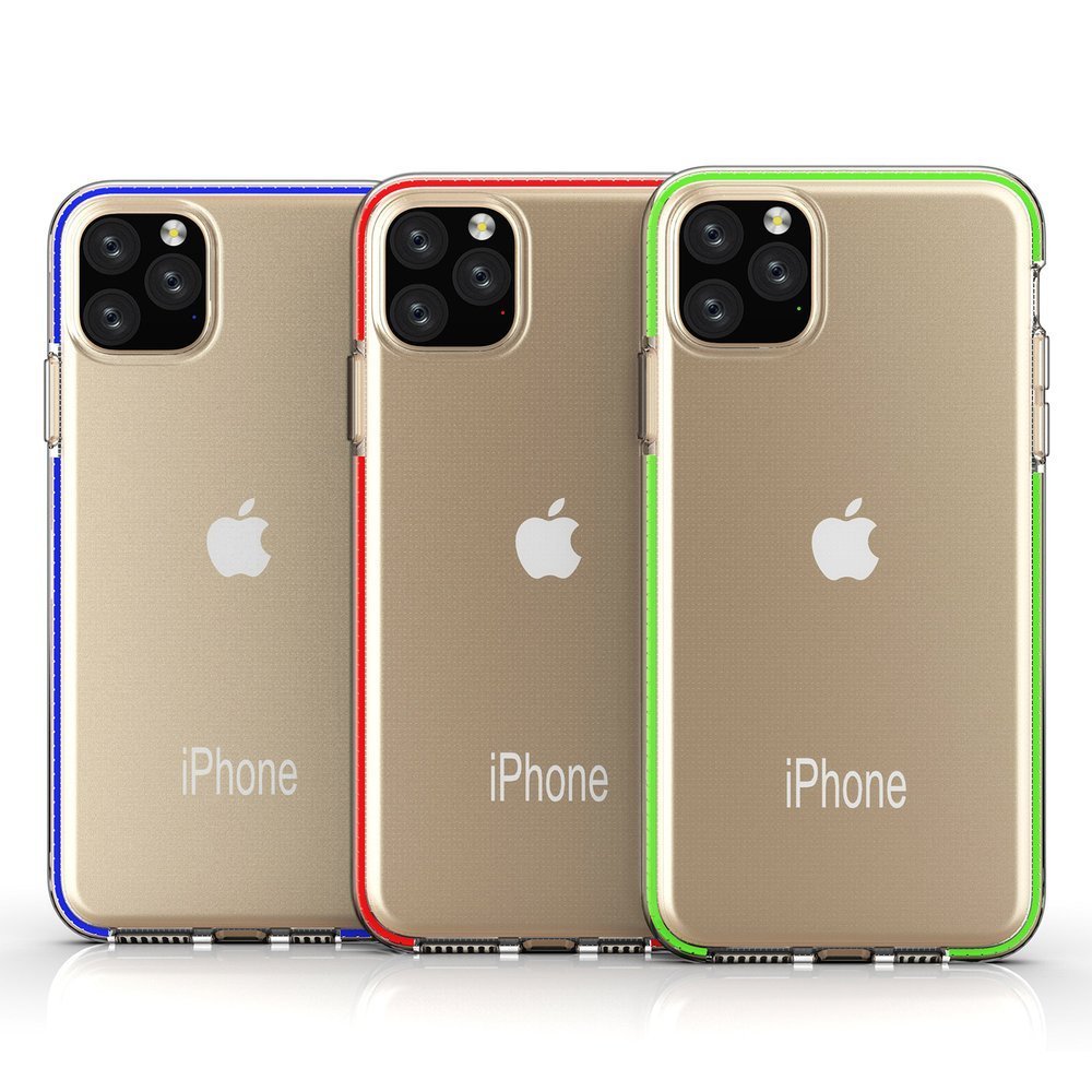 Étui Spring clear TPU pour Apple iPhone 11 Pro - Turquoise