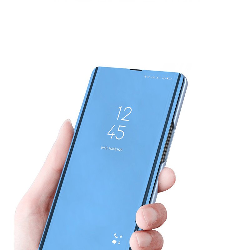 Étui Clear View pour Realme 8/8 Pro - Noir