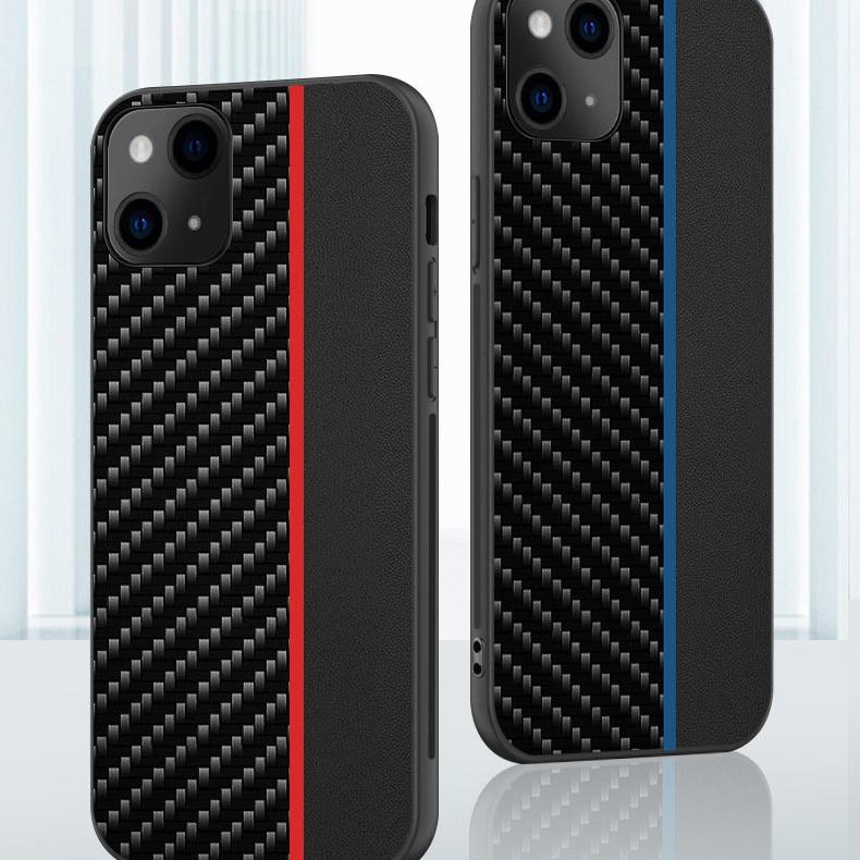 Coque Carbon pour Xiaomi Redmi 9A - Bleu