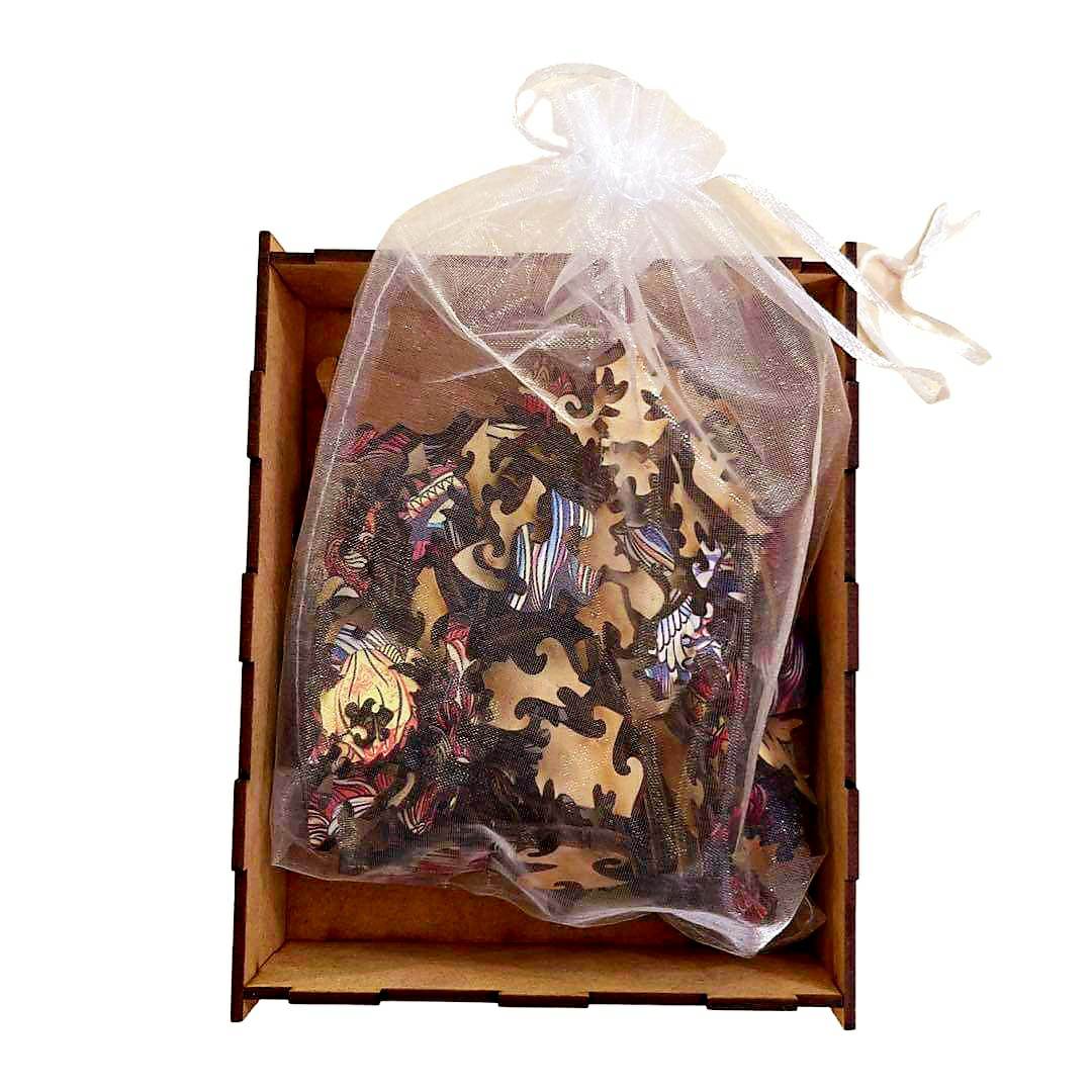 Puzzle en bois - Lemur/M