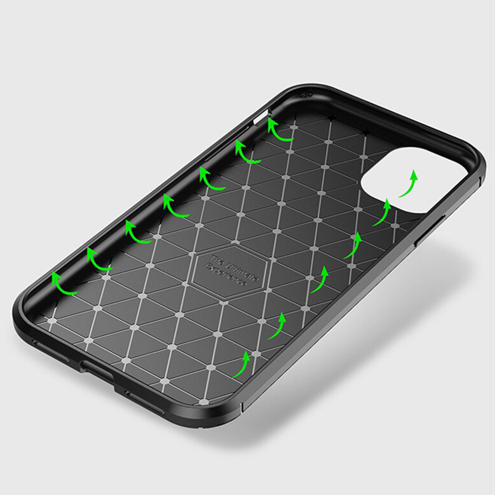 Coque Carbon Shield TPU pour Motorola Moto G10/Moto G20/Moto G30 - Noir
