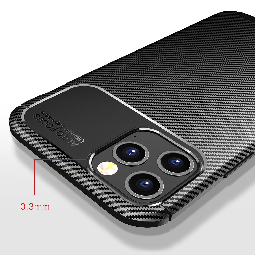 Coque Carbon Shield TPU pour Motorola Moto G10/Moto G20/Moto G30 - Noir