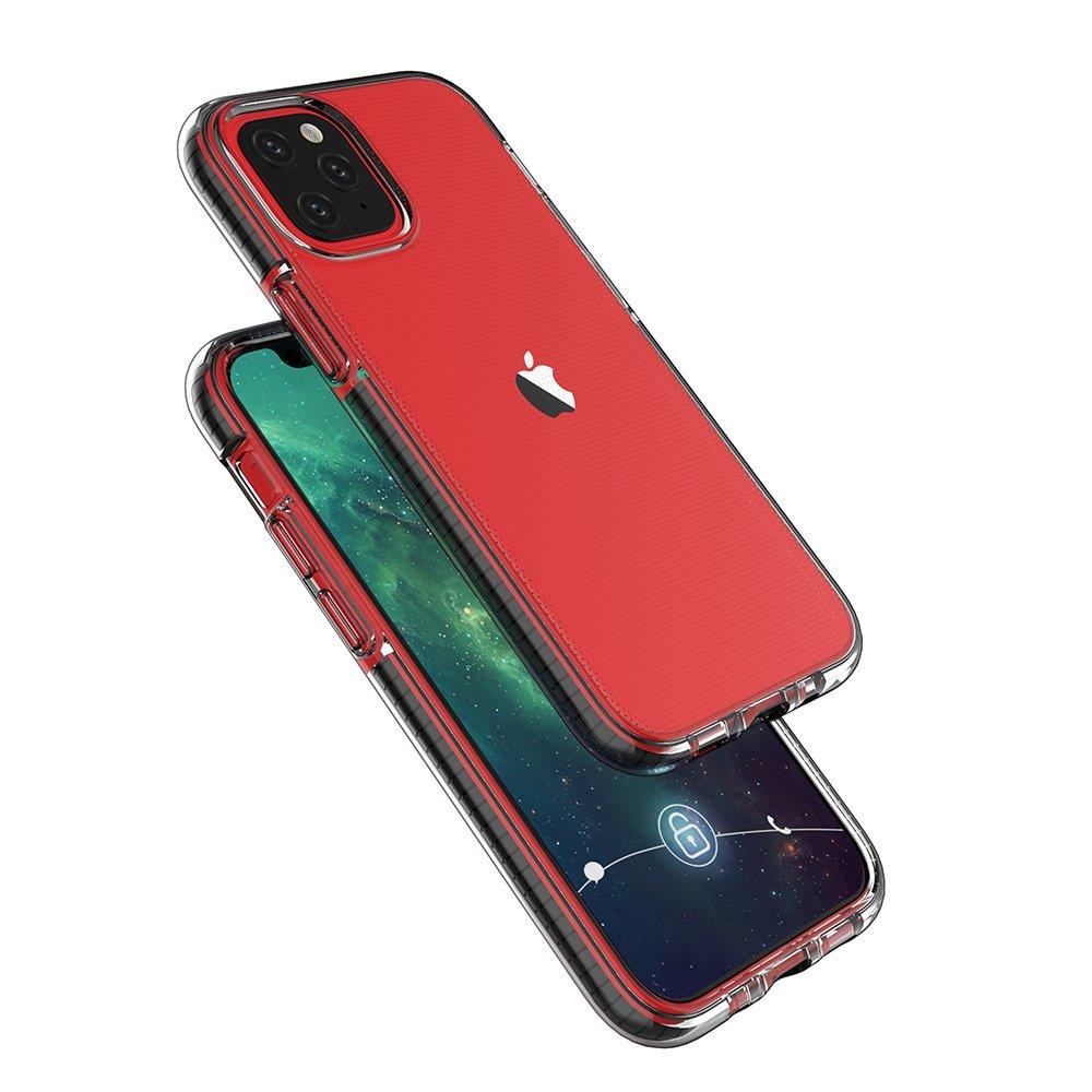 Coque en silicone Spring Armor pour Apple iPhone 13 Pro Max - Bleu