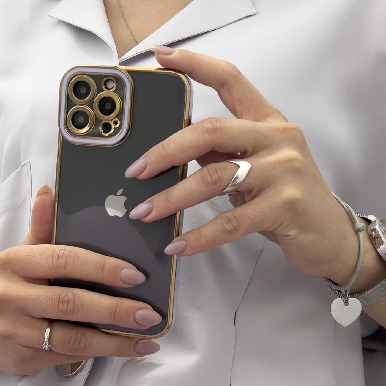 Fashion Case pour Apple iPhone 12 - Doré