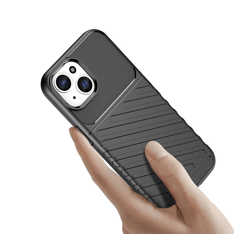 Coque résistante Thunder pour Apple iPhone 15 - Noir