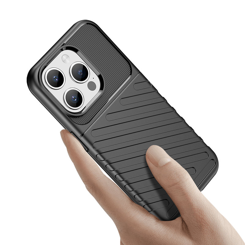 Coque résistante Thunder pour Apple iPhone 15 Pro - Noir