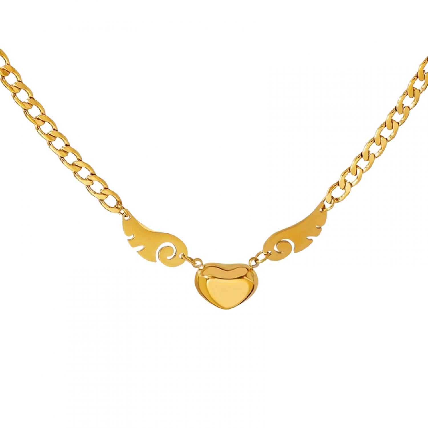 Collier Herz Wings - Doré