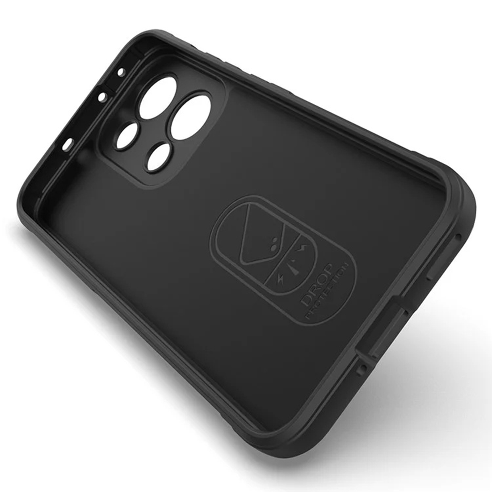 Coque Magic Shield pour Oppo Reno13 - Noir
