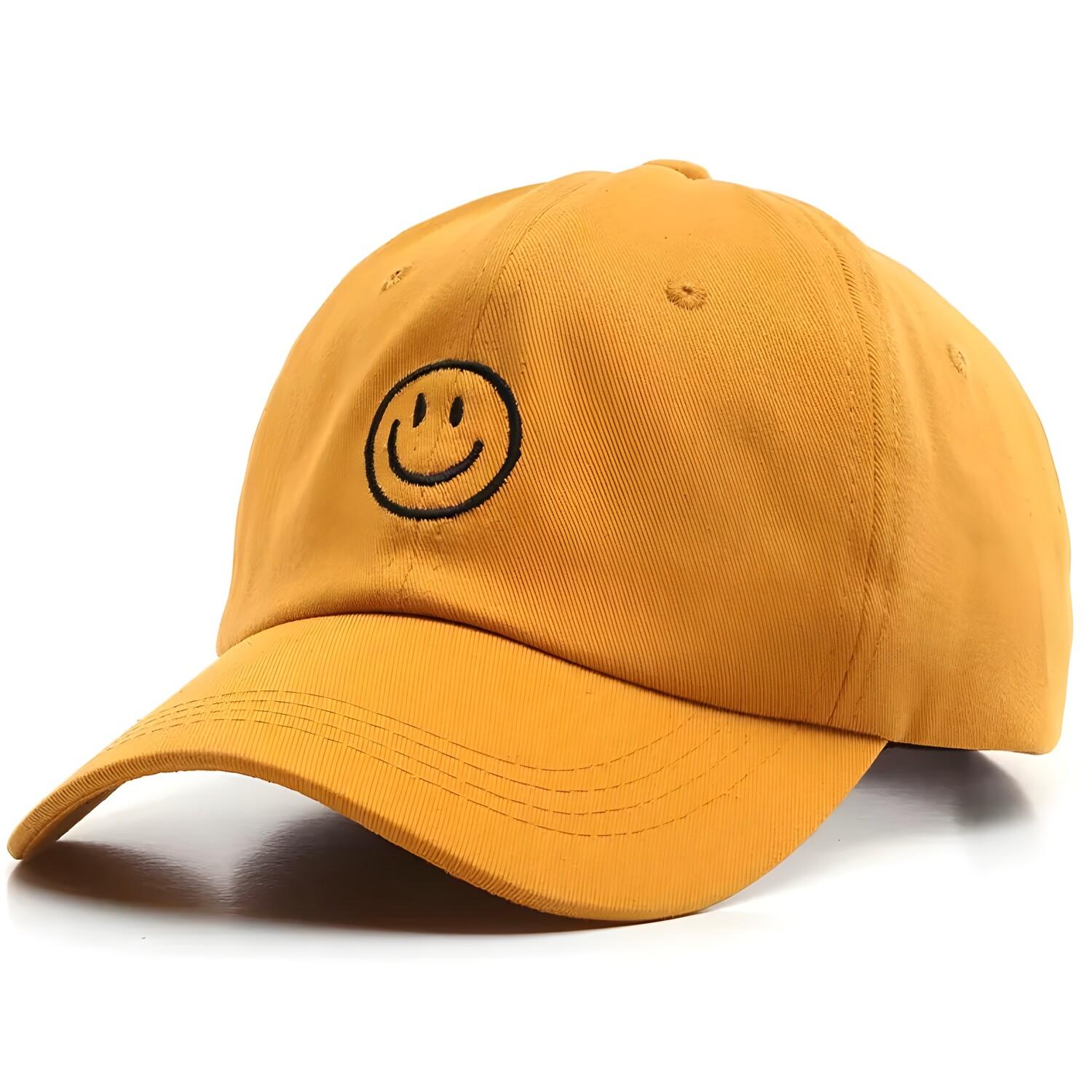 Casquette Smiley - Jaune