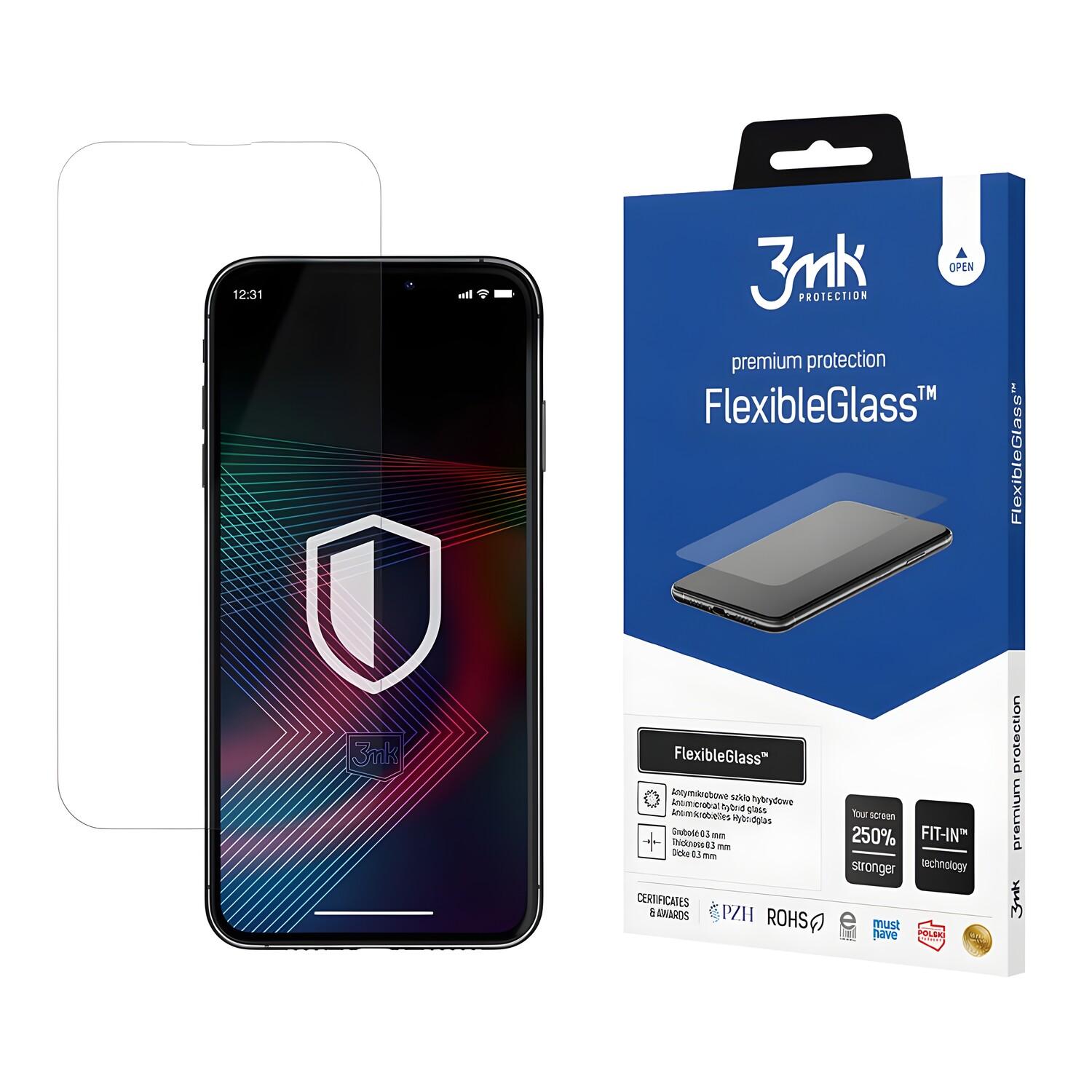 3mk FlexibleGlass pour Apple iPhone 14 Plus/iPhone 14 Pro Max - Transparent