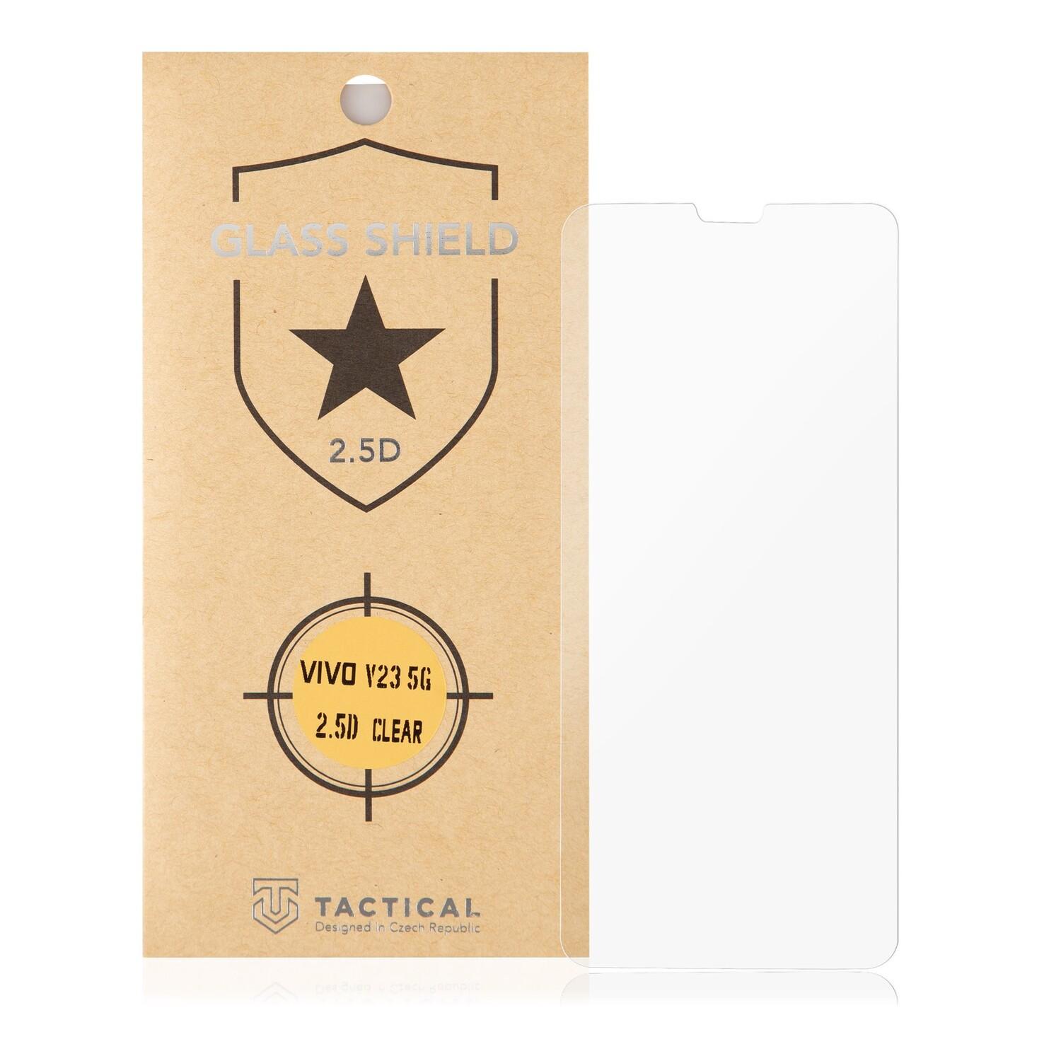 Tactical Glass Shield 2.5D verre pour Vivo V23 5G - Transparent