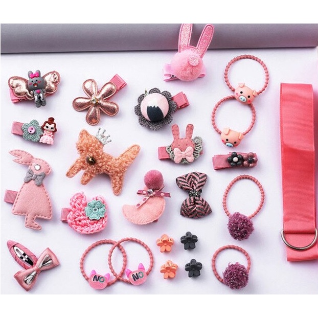 Accessoires capillaires dans la valisette Fée - TypeK