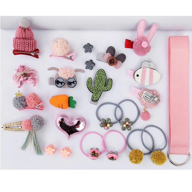 Accessoires capillaires dans la valisette Fée - TypeK
