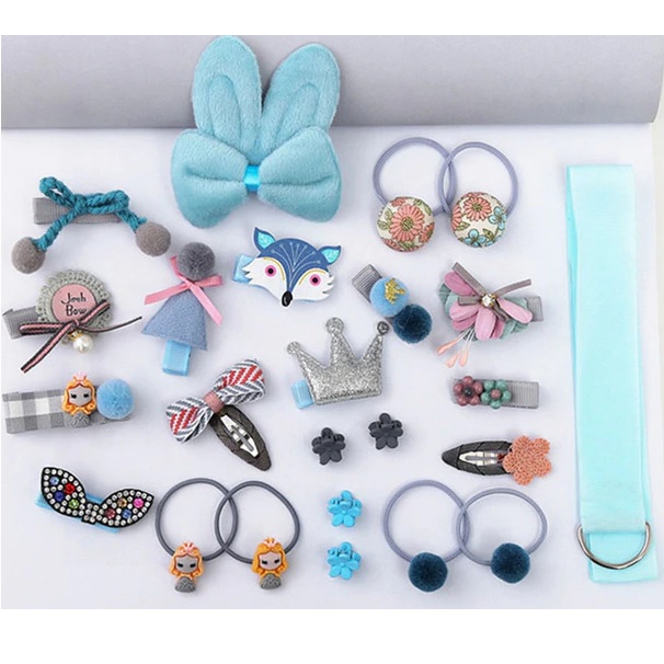 Accessoires capillaires dans la valisette Fée - TypeK