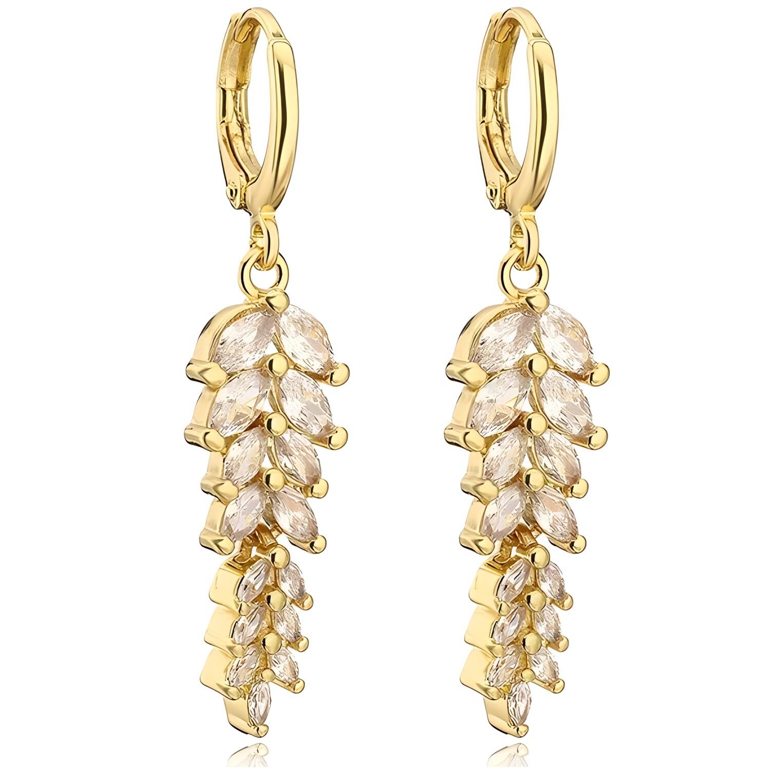 Boucles d'oreilles Milada - Doré