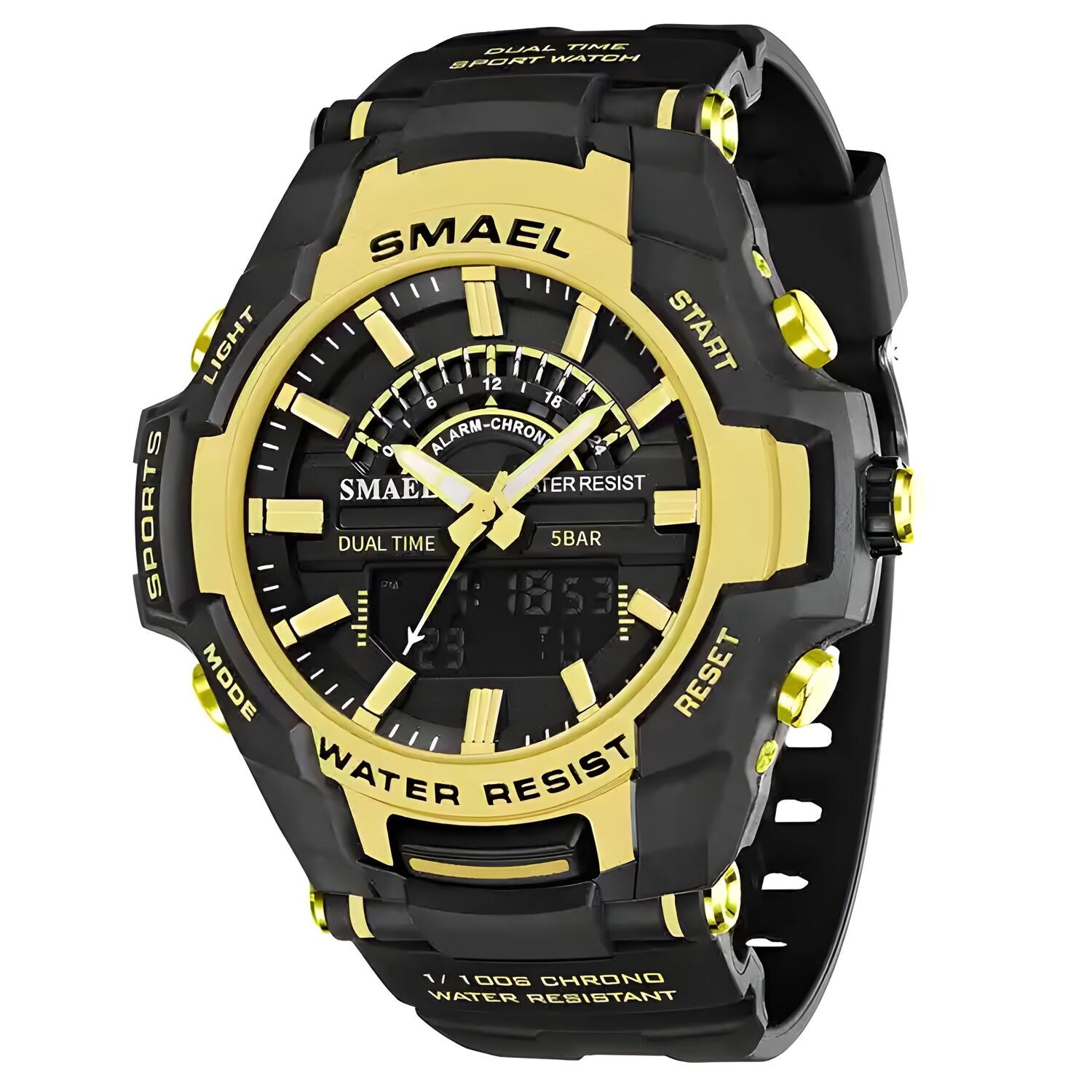Montre SMAEL Verner - Noir / Or