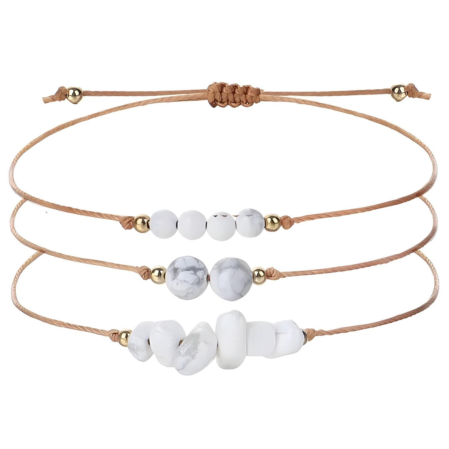 Bracelets Bibine - Blanc