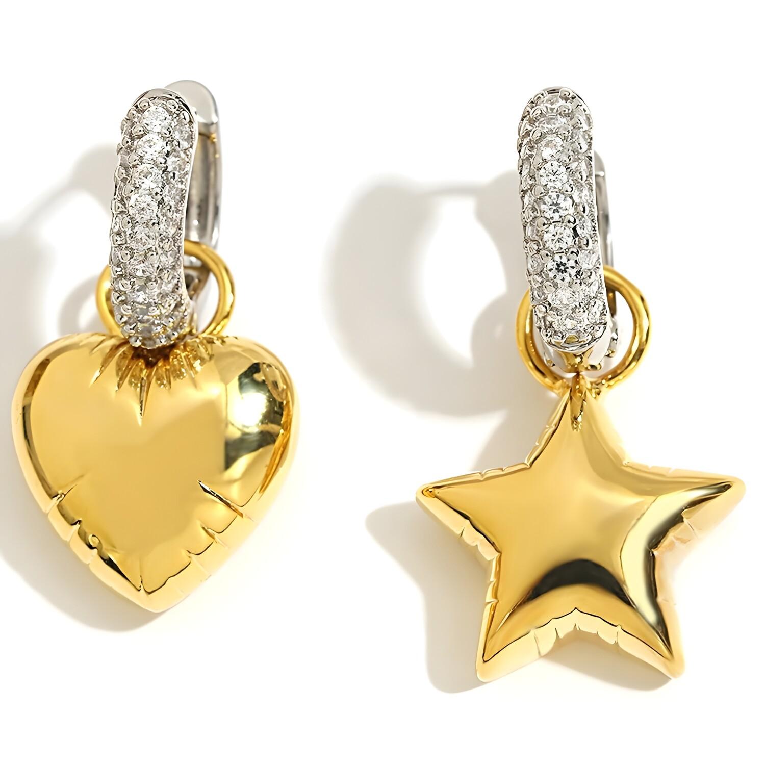 Boucles d'oreilles Various - Or / Argent