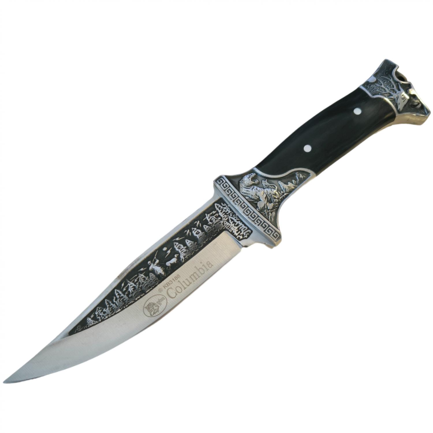 Couteau de plein air COLUMBIA KB3188 - Noir