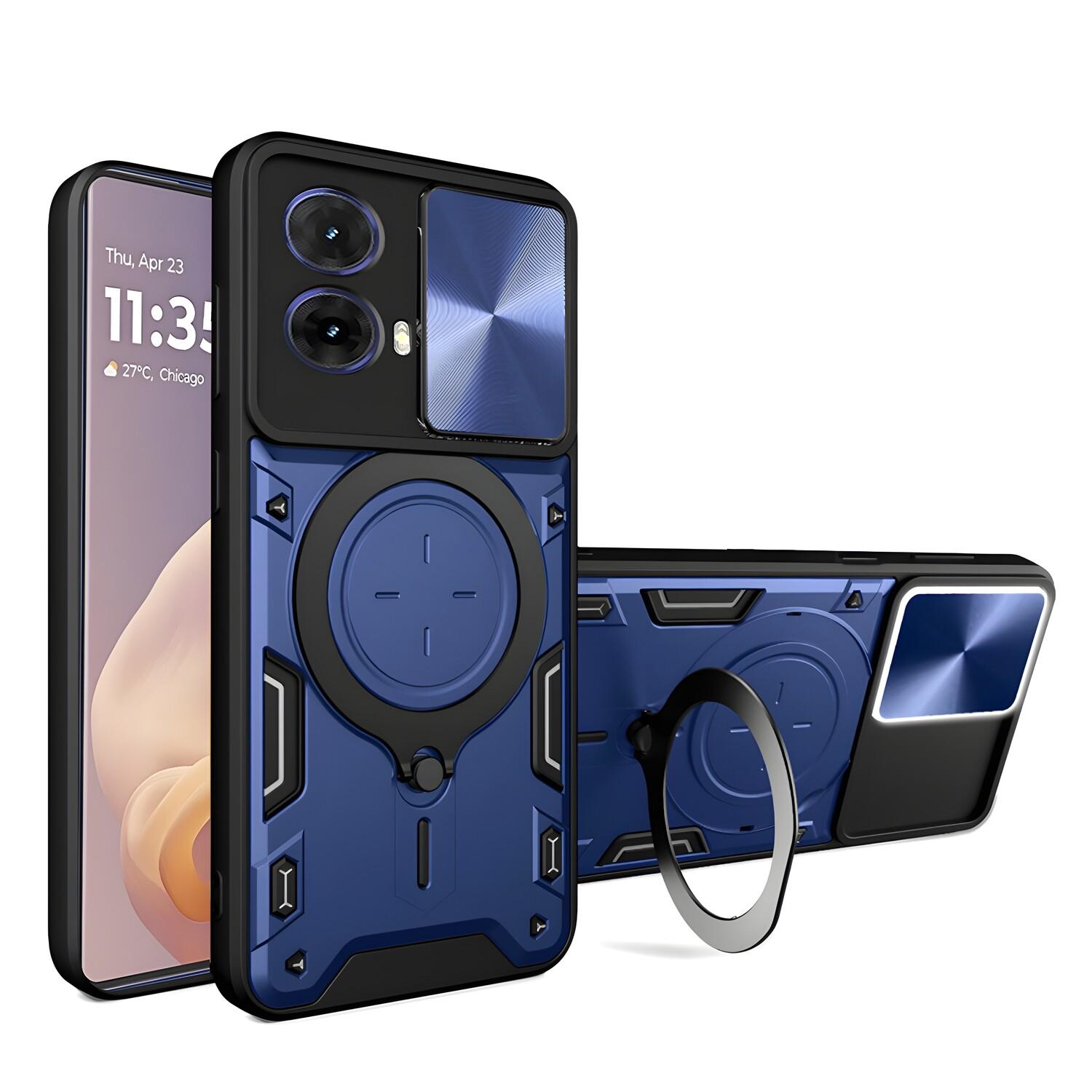 Coque de protection CamGuard Techsuit pour Motorola Moto G85 - Bleu