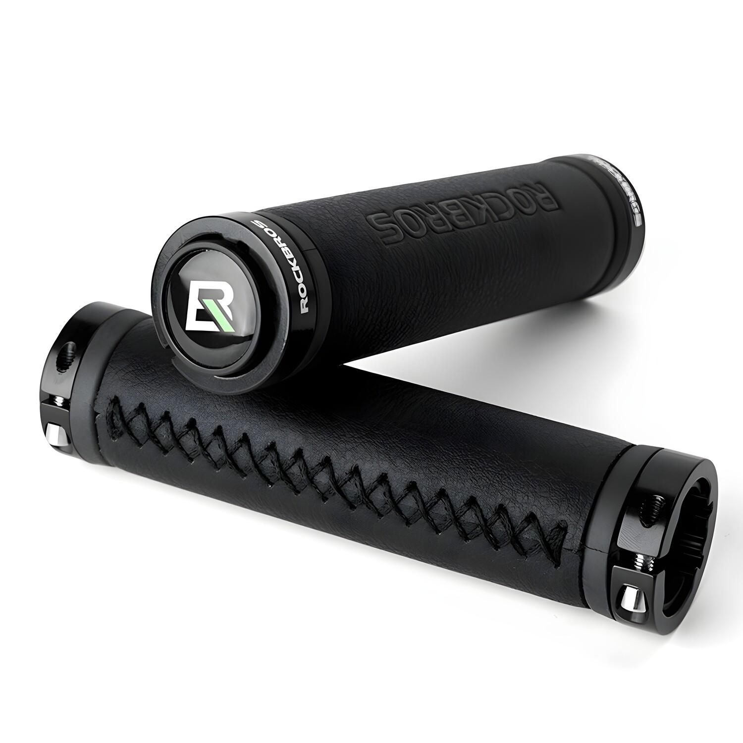 RockBros Poignées en microfibre / grips pour guidon de vélo – Noir