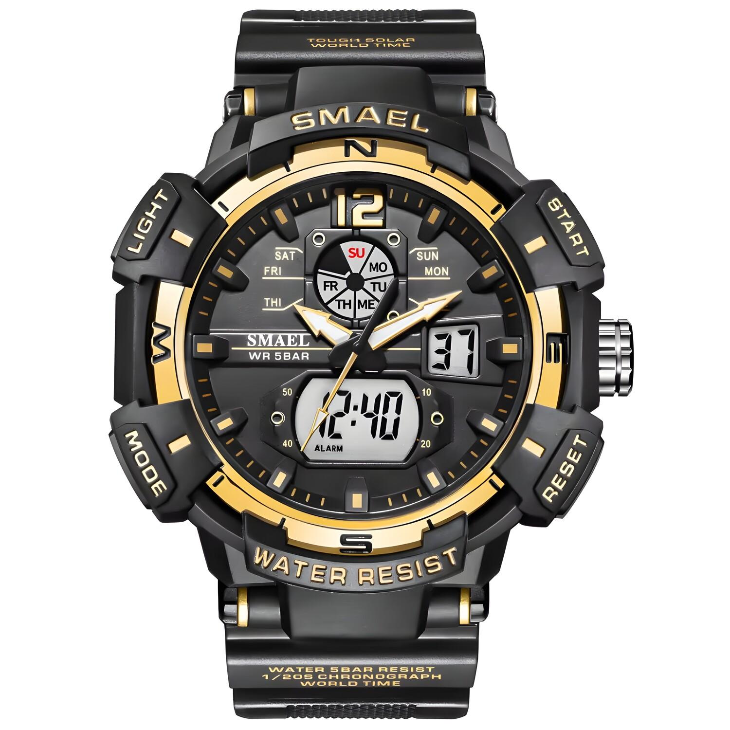 Montre SMAEL Dante - Noir / Or