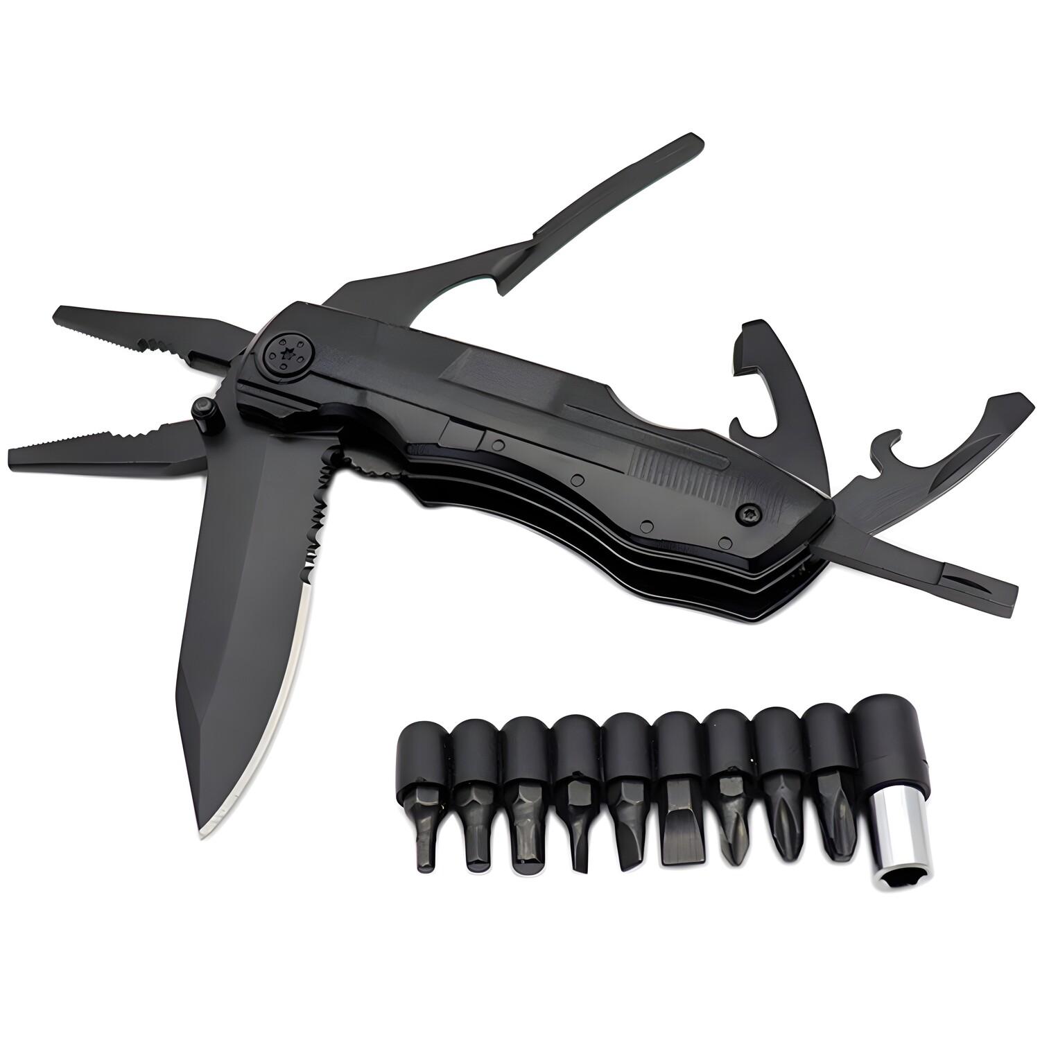 Couteau multifonction extérieur COLUMBIA MTS - 007 - noir