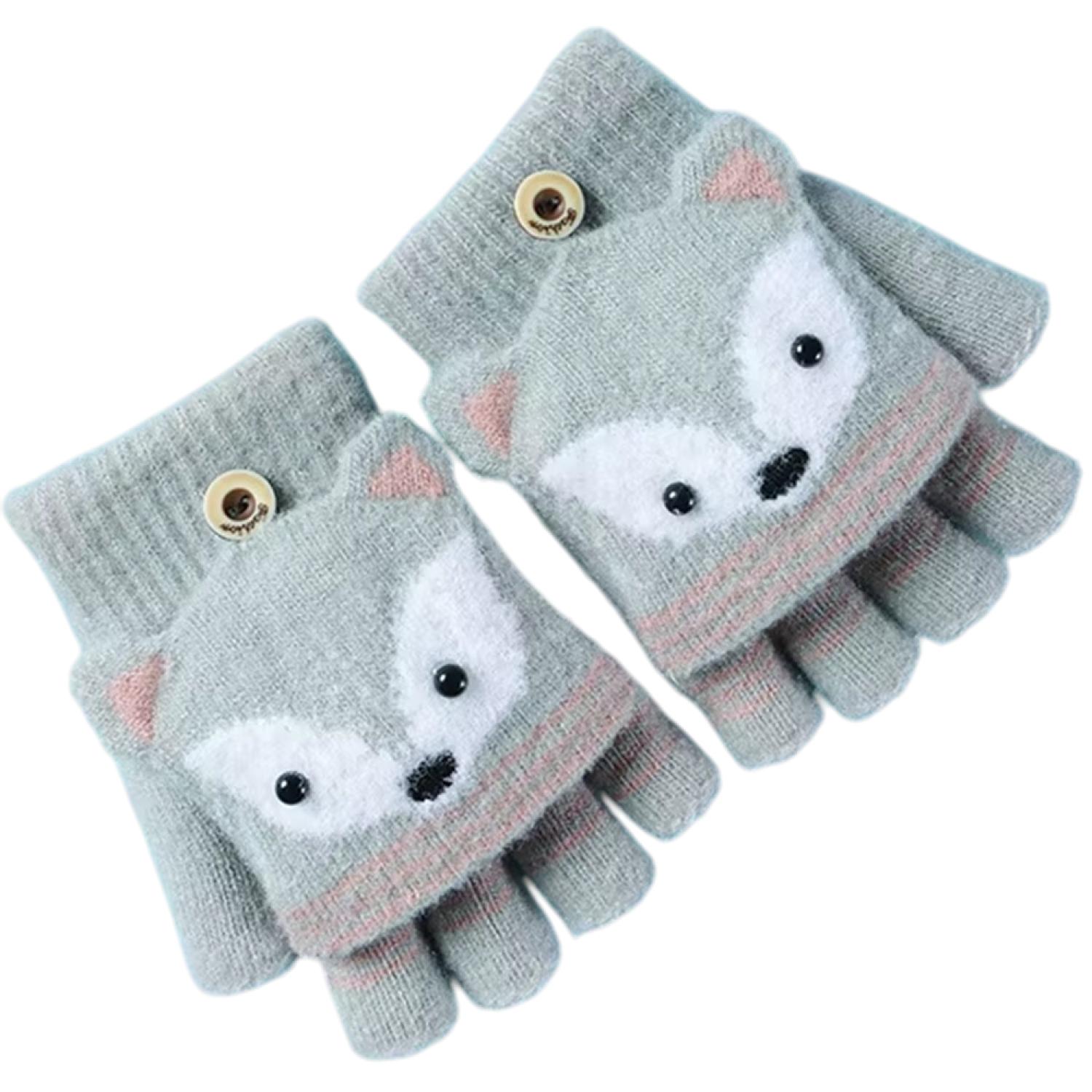 Gants sans doigts Jamie - Gris