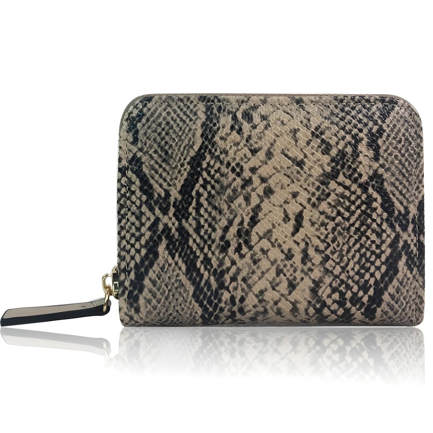 Portefeuille Mini Tiana - Marron / Noir
