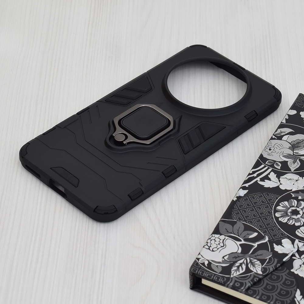 Coque Ring Armor pour Huawei Mate 60 - Noir