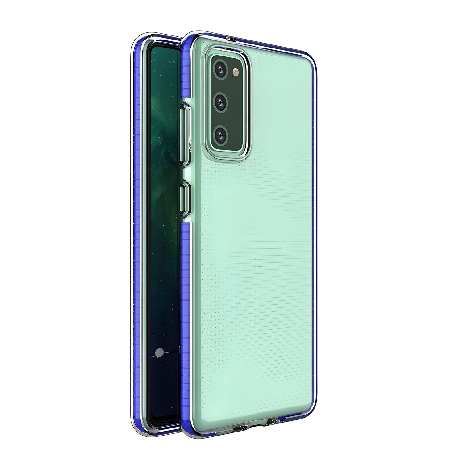 Étui Spring clear TPU pour Xiaomi Redmi K40/Poco F3/Redmi K40 Pro/Redmi K40 Pro+ - Bleu foncé