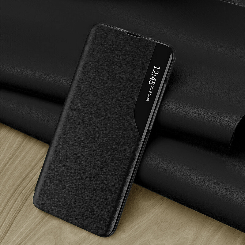Étui livre élégant View Case pour Xiaomi Redmi Note 13 - Noir