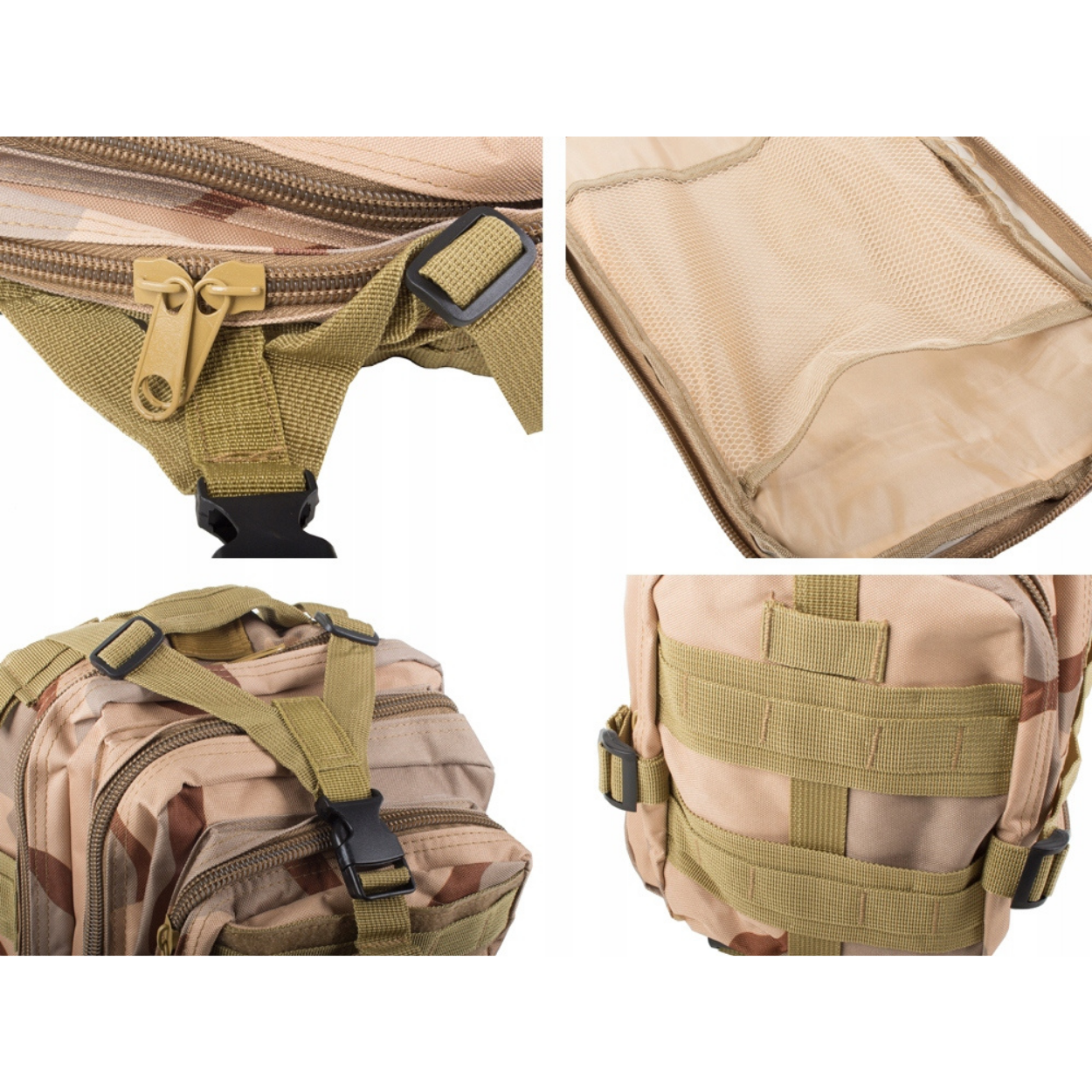 Sac à dos tactique 30L - Marron