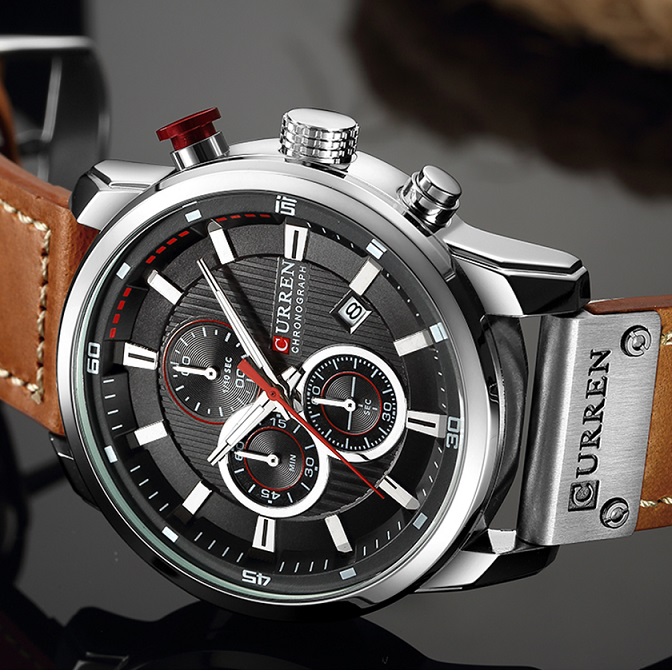 Montre CURREN - Marron