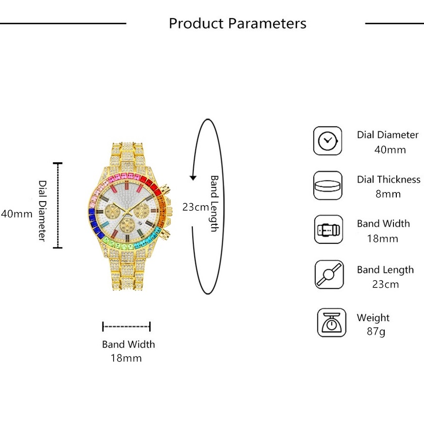 Montre EX-22592 - Dorée/Rose