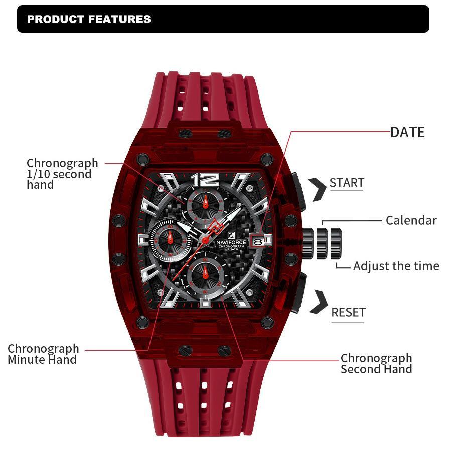 Montre NAVIFORCE SI-38625 - Marron