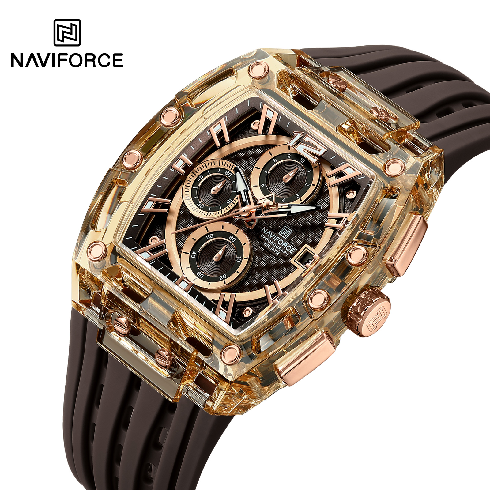Montre NAVIFORCE SI-38625 - Marron