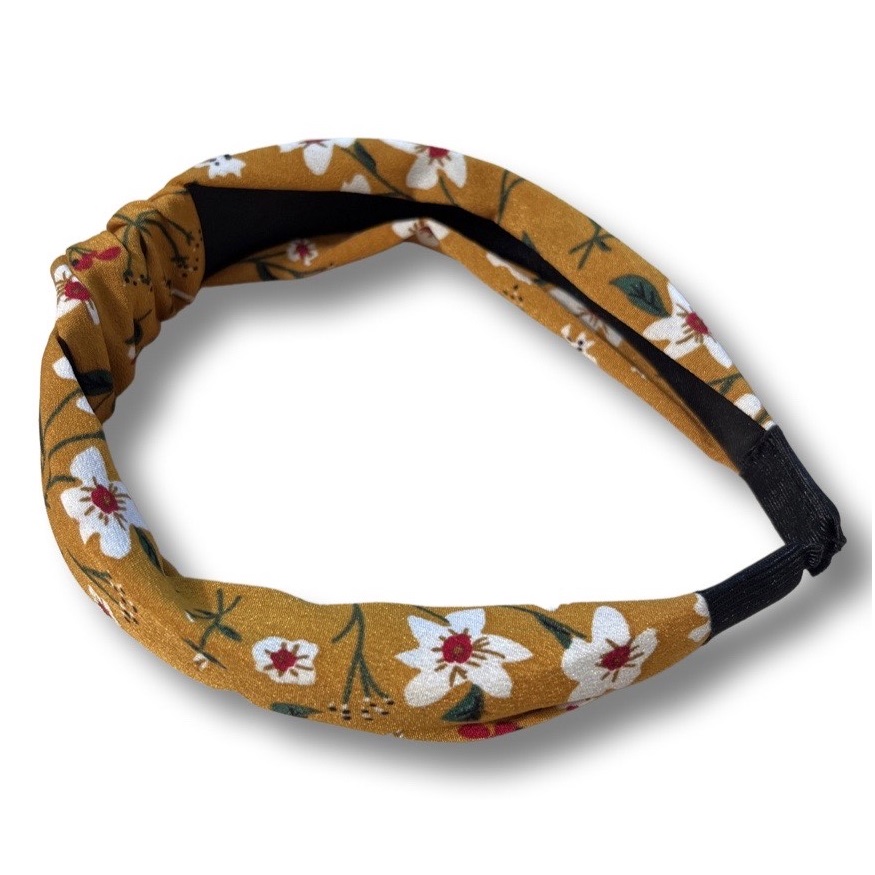 Bandeau ST-23696 - Jaune / Fleurs
