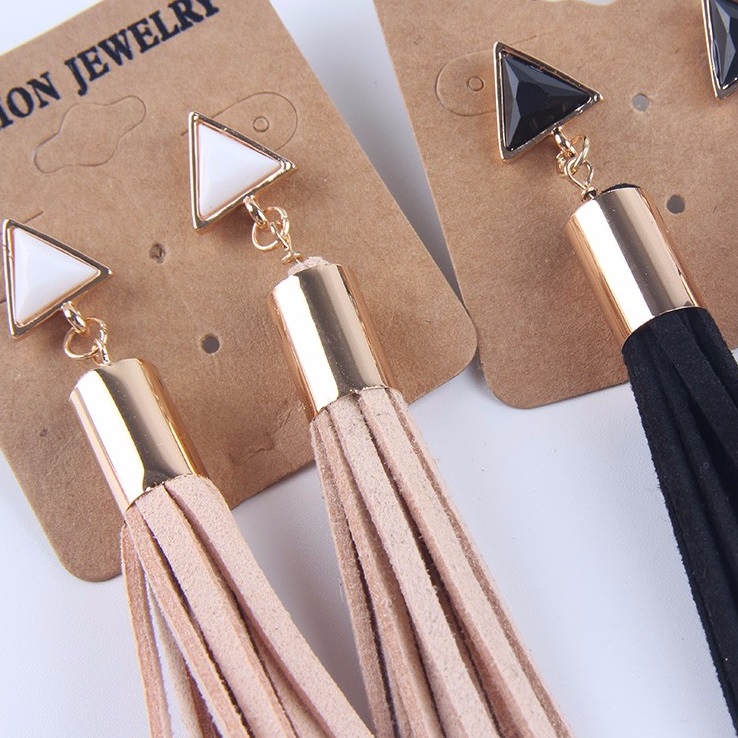 Boucles d'oreilles VT-2487 - Noir