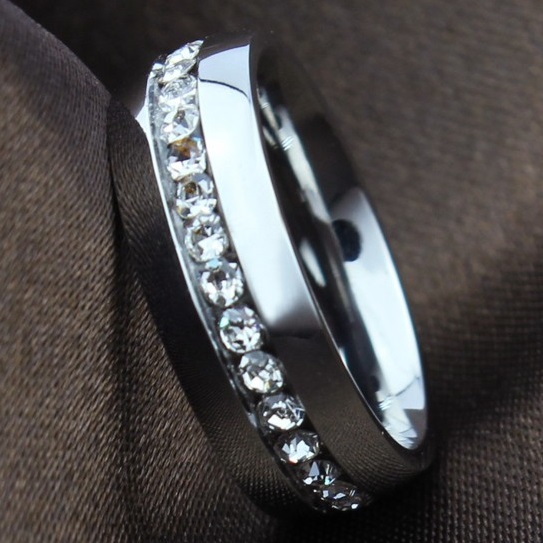 Bague EN-3362 - Argentée / 55mm