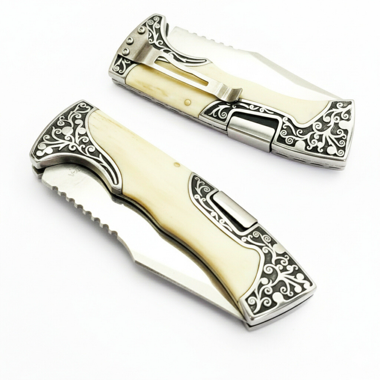 Couteau pliant outdoor A3157 - 22,5 / 9cm / Noir