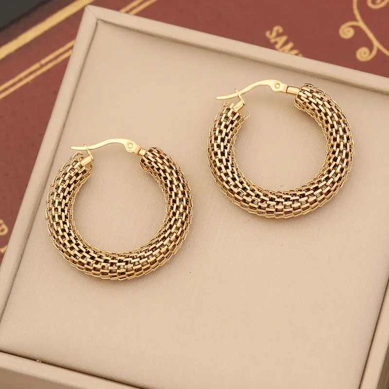 Boucles d'oreilles AL-28376 - Or / Type7