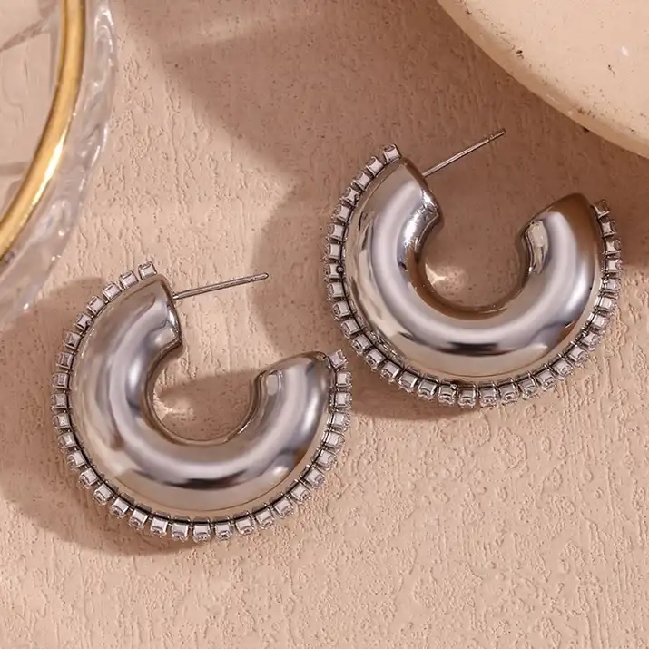 Boucles d'oreilles CI-29897 - Argent
