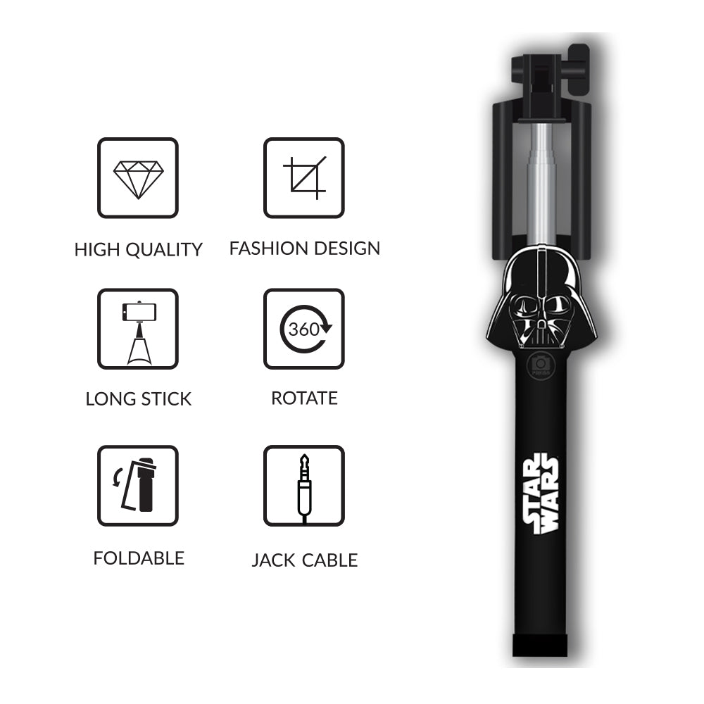 Perche à selfie Jack Star Wars Stormtrooper – Noire