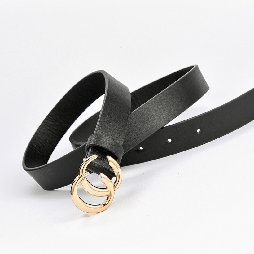 Ceinture Double C - Marron