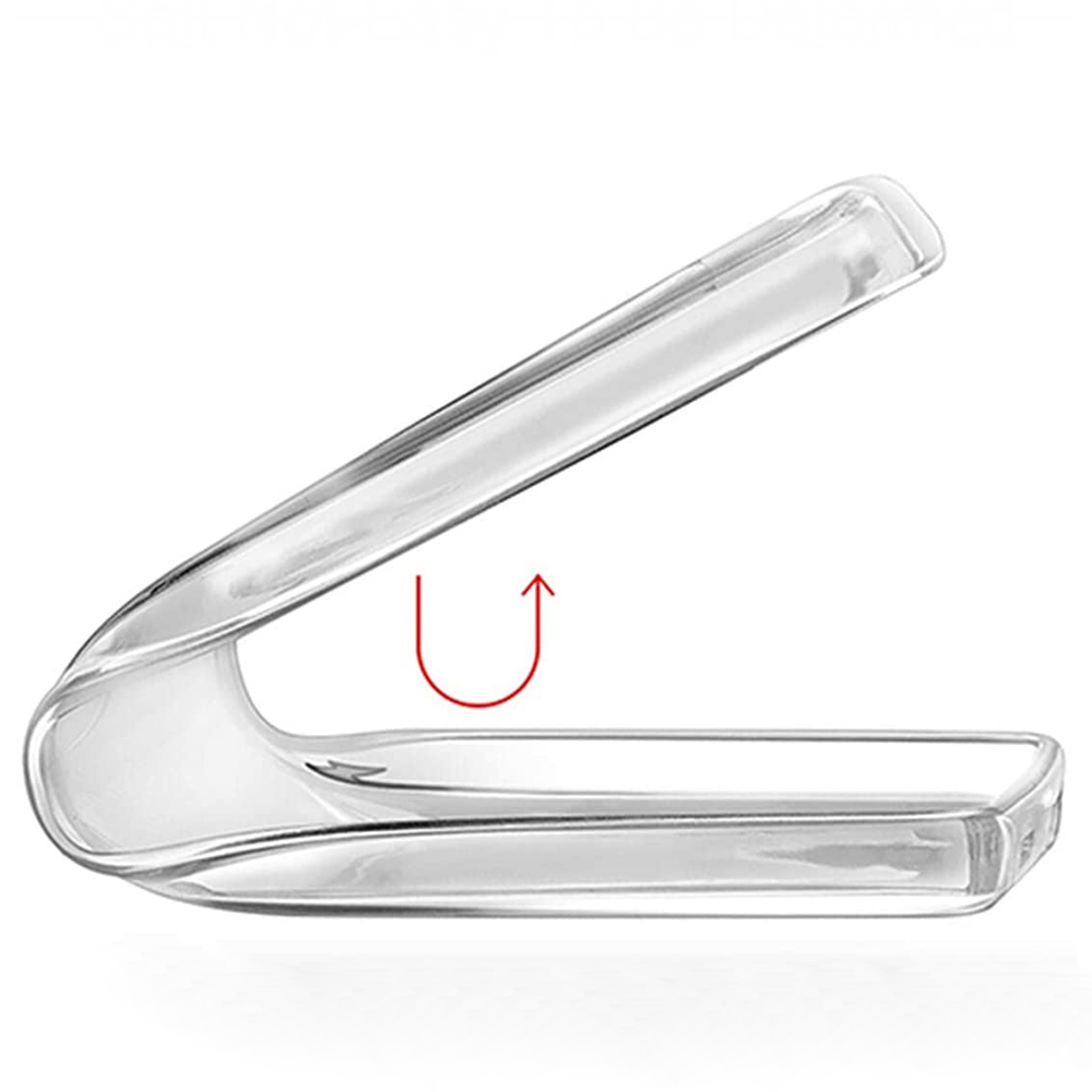 Coque en silicone pour Apple iPhone 17 - Transparent