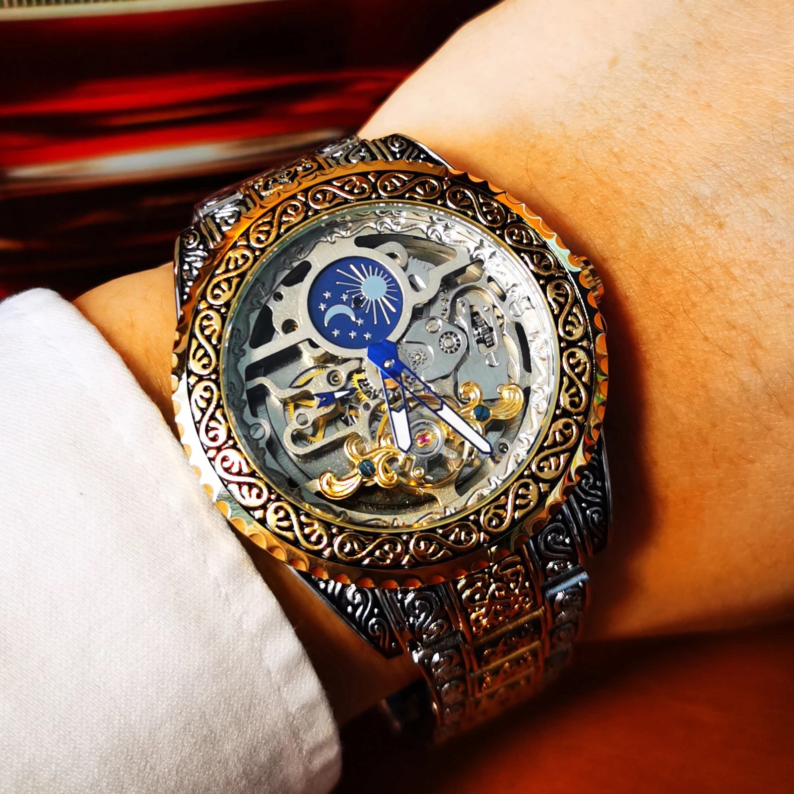 Montre FORSINING MO-21619 - Argenté / Doré